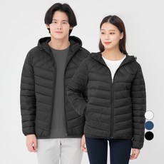 CARET 中性輕薄填充連帽夾克，防風，透氣，易護理，快乾, 黑色, L