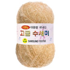 yarna 대용량 고급 수세미 100g, 171 베이지, 1개