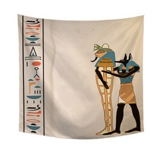 이집트 벽화 부족 컨셉 인테리어 패브릭 포스터, 12
