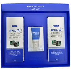 효자손 큐 초록입 홍합크림 선물세트, 220ml, 1세트