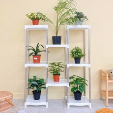 LIVING HAPPY Virtuna Plant 方形車床, 白色, 8速