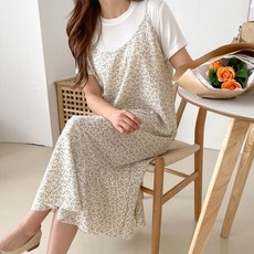라라온 덴지스 플라워 원피스