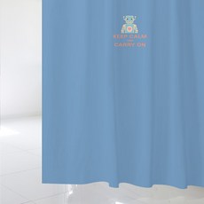 수풀 샤워 커튼 북유럽 스타일 샤워커튼 S 1520 x 1880 mm SC389 + 플라스틱 고리 12p + 커튼봉 화이트 세트, 1세트, 멀티(혼합)컬러