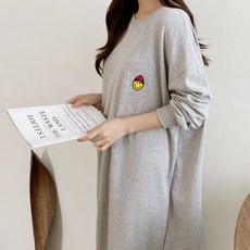 에베쏘 꼬깔 스마일 임산부 원피스 4113