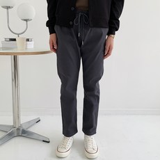 투디오션 남성용 허리밴드 기모 본딩 면 팬츠