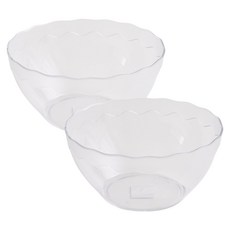 가벼운 투명 내열 대용량 믹싱볼 2700ml, 2개, 단품