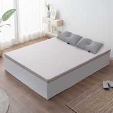 아지오텍스 메모리폼 매트 베개 세트 7.5cm 퀸