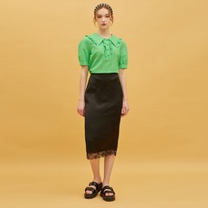 DEBB Wrinkled Satin Skirt DEAMA7016M
