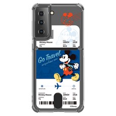 디즈니 트래블 투명방탄 카드 휴대폰 케이스