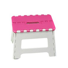간편한 휴대용 접이식 스툴 의자 LJ-ch022, 핑크, 1개