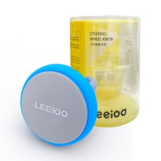 Leeioo 네임드 소프트 실리콘 파워핸들 봉, 블루