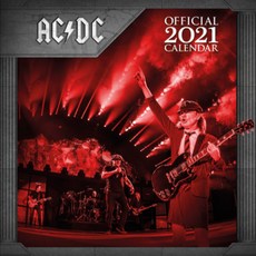 AC/DC 2021 Calendar, 혼합색상, 상세 설명 참조