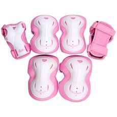 Wheelers 兒童智能直排輪滑板車護具三件套組, 1組, 粉色