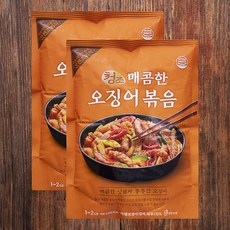 청조 매콤한 오징어볶음, 500g, 2개