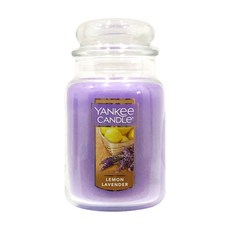 YANKEE CANDLE 香氛蠟燭 檸檬薰衣草, 623g, 1個