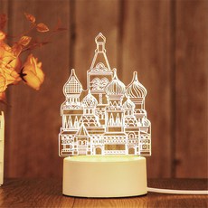 지니샵 usb 아크릴 3d 무드등, 27 성