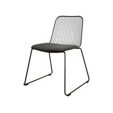 아르테 인테리어 디자인 철제 의자, 블랙, 1개
