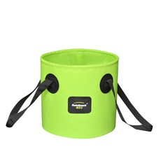 w에이블 캠핑 휴대용 설거지통 20L, 02 초록