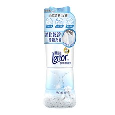 Lenor 蘭諾 台灣公司貨 衣物芳香豆 淨白純棉, 470ml, 1瓶