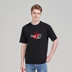 비버리힐스폴로클럽 BH 플래그 라운드 반팔 티셔츠 CPS9T49