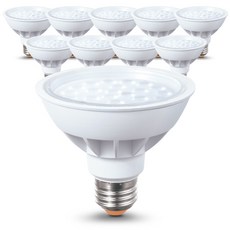 써니라이팅 LED PAR30 집중형 전구 E26 15W, 전구색, 10개