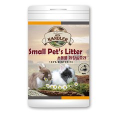 PET'S HANDLER 寵物小動物馬桶沙檸檬味, 1000毫升, 1個