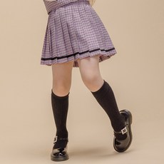女童 A Ander 格紋梭織半身裙