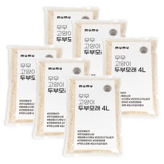 핏펫 무무 고양이 두부모래, 6개, 4L