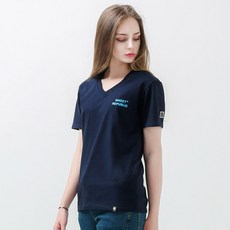 고스트리퍼블릭 여성용 우먼스 러버 브이넥 반팔 티셔츠 WT29134