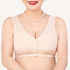 프론트버튼 중년용 브래지어