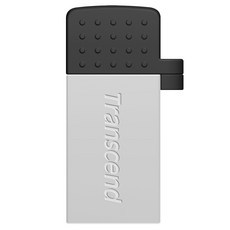 트랜센드 JetFlash 380 OTG USB 2.0 메모리 실버 TS64GJF380S, 64GB