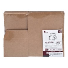 博美包裝 牛皮無印紙盒 NO:07 禮品包裝盒 10*6.2*7cm (10入) DIY手工紙盒, 1入