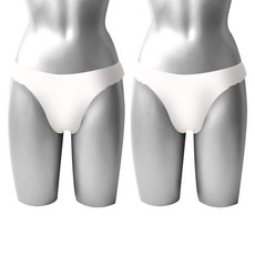 에이원 여성용 누디 T 팬티 22039-1 2p
