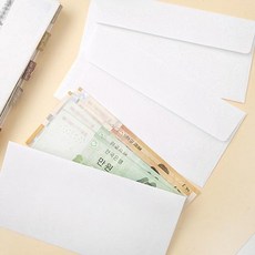 Tooyoung Design 簡約橫式禮金信封 小款, 12入, 白色