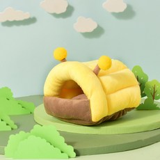 랜보어 소동물 애니멀 극세사 포치 L, 허니비, 1개