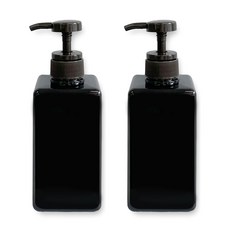 뉴앤룩 사각 리필용기 디스펜서 일반형 450ml, 03 브라운, 2개
