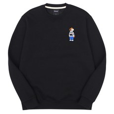 Okstar 中性狗狗刺繡棉質長袖上衣 1SSP006
