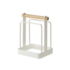벨로비 우드손잡이 도마 거치대, 화이트, 1개