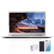 아이뮤즈 노트북 올데이 패키지 실버그레이 Stormbook15 Pro (m3-6y30 39.62cm) + 고속 멀티 충전기 MX30PD-K + 보조배터리 PD2 + 키보드 스킨, 미포함, eMMC 64GB, 8GB