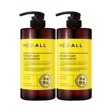 메디올 알시피 안티로스 두피청정 탈모완화 샴푸 우디향, 2개, 800ml