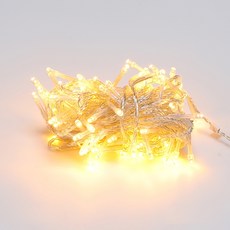 LISHIN Vitson Wonha LED 96顆連接型聖誕樹燈泡 DC24V變壓器另購, 透明線+黃色, 1個