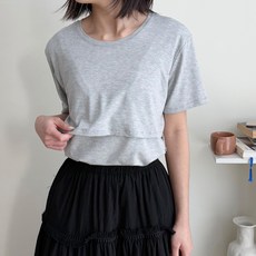 BLOOMMATERNITY 基本款短袖哺乳上衣