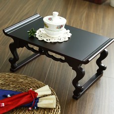 plala 漆塗多功能茶點桌 大, 黑色