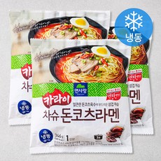 면사랑 카라이 차슈 돈코츠 라멘, 346g, 3개