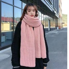 女款都市彈性針織圍巾