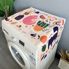JCP 패브릭 큐트 패턴 세탁기 커버, 고양이