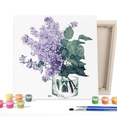 iLovePainting DIY熱門圖畫, 水藝術淡紫色玻璃 (2525), 1組