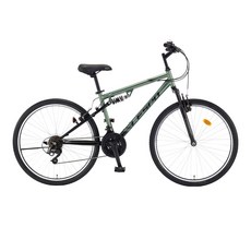 레스포 삼천리자전거 26 태풍 DX 21단 자전거, 169cm, 다크카키 + 블랙