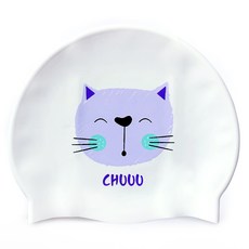 오호라스튜디오 링클 실리콘 수영모자, 댕댕냥냥 츄