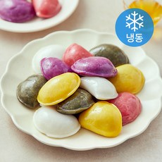 올바른 오색 반달떡 팥앙금 (냉동), 1kg, 1개